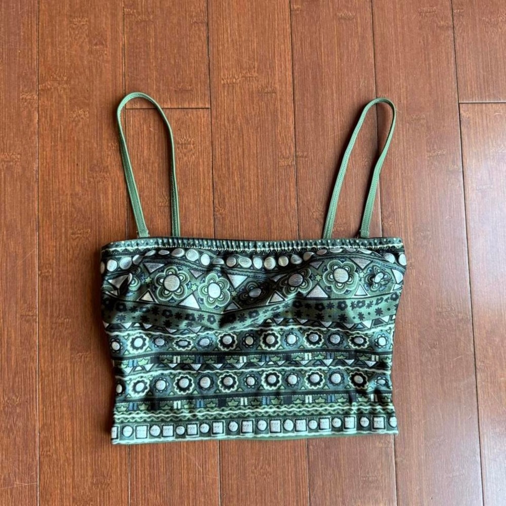 Cute Green‎ Swim Top